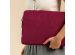 Selencia Cord Laptop Hülle 13-14 Zoll - Laptop Sleeve - Dark Rose