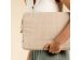 Selencia Cord Laptop Hülle 13-14 Zoll - Laptop Sleeve - Beige