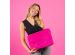 imoshion Fluffy Laptop Hülle 15-16 Zoll - Laptop Sleeve - Hot Pink