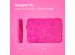 imoshion Fluffy Laptop Hülle 13-14 Zoll - Laptop Sleeve - Hot Pink