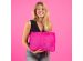 imoshion Fluffy Laptop Hülle 13-14 Zoll - Laptop Sleeve - Hot Pink