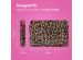 imoshion Fluffy Laptop Hülle 13-14 Zoll - Laptop Sleeve - Leopard Pink