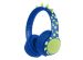 imoshion Kids Dino Bluetooth-Kopfhörer - Kinderkopfhörer mit Dezibelbegrenzer - Drahtloser Kopfhörer + AUX-Kabel - Cobalt Blue / Lime