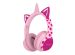 imoshion Kids Unicorn LED Light Bluetooth Kopfhörer - Kinderkopfhörer mit Dezibelbegrenzer - Drahtloser Kopfhörer + AUX-Kabel - Pink / Hot Pink