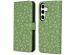 imoshion Design Klapphülle für das Samsung Galaxy S24 Plus - Green Flowers