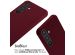 iMoshion Silikonhülle mit Band für das Samsung Galaxy S24 - Dunkelrot