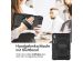 Accezz Robustes Back Cover mit Schultergurt für das Samsung Galaxy Tab S9 FE 10.9 Zoll / Tab S9 11.0 Zoll - Schwarz