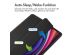 imoshion Trifold Hardcase Klapphülle für das Samsung Galaxy Tab S9 Plus 12.4 Zoll - Schwarz