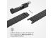 Selencia Sparkle Armband für die Apple Watch Series 1-9 / SE - 38/40/41 mm / Series 10 - 42 mm - Schwarz