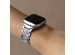 Selencia Sparkle Armband für die Apple Watch Series 1-9 / SE - 38/40/41 mm / Series 10 - 42 mm - Silber