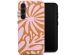 Selencia Vivid Back Cover für das Samsung Galaxy S24 Plus - Modern Bloom Pink