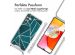 imoshion Design Hülle mit Band für das Samsung Galaxy A14 (5G/4G) - Petrol Green Graphic