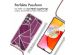 imoshion Design Hülle mit Band für das Samsung Galaxy A14 (5G/4G) - Bordeaux Graphic