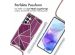 imoshion Design Hülle mit Band für das Samsung Galaxy A55 - Bordeaux Graphic