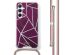 imoshion Design Hülle mit Band für das Samsung Galaxy A55 - Bordeaux Graphic