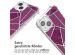 iMoshion Design Hülle mit Band für das iPhone 13 - Bordeaux Graphic