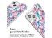 iMoshion Design Hülle mit Band für das iPhone 14 - Jellyfish Watercolor