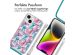 iMoshion Design Hülle mit Band für das iPhone 14 - Jellyfish Watercolor