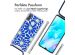 imoshion Design Hülle mit Band für das Huawei P30 Lite - Cobalt Blue Flowers Connect