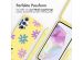 imoshion Silikonhülle design mit Band für das Samsung Galaxy A35 - Yellow Flower Distance