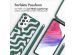 imoshion Silikonhülle design mit Band für das Samsung Galaxy A53 - Petrol Green Groovy