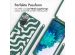 imoshion Silikonhülle design mit Band für das Samsung Galaxy S20 FE - Petrol Green Groovy