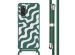 imoshion Silikonhülle design mit Band für das Samsung Galaxy S20 - Petrol Green Groovy