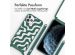 imoshion Silikonhülle design mit Band für das iPhone 11 Pro - Petrol Green Groovy