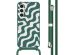 imoshion Silikonhülle design mit Band für das Samsung Galaxy S23 FE - Petrol Green Groovy