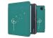 imoshion Design Slim Hard Case Sleepcover mit Stand für das Kobo Libra Colour - Green Dandelion