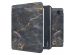 imoshion Design Slim Hard Case Sleepcover mit Stand für das Kobo Libra Colour - Black Marble