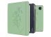 imoshion Design Slim Hard Case Sleepcover mit Stand für das Kobo Libra Colour - Floral Green