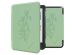 imoshion Design Slim Hard Case Sleepcover für das Kobo Clara Colour / Kobo Clara BW - Floral Green