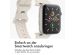 imoshion Silikonband⁺ für die Apple Watch Series 1-9 / SE - 38/40/41 mm / Series 10 - 42 mm - Polarstern - Größe S/M