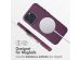 Accezz MagSafe Leather Backcover für das iPhone 16 Pro Max - Heath Purple