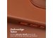 Accezz MagSafe Leather Backcover für das iPhone 16 Pro Max - Sienna Brown