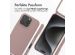 imoshion Silikonhülle mit Band für das iPhone 16 Pro - Sand Pink