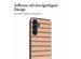 imoshion Design Hülle Samsung Galaxy A54 (5G) - Striped Peach Reverse