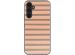 imoshion Design Hülle Samsung Galaxy A54 (5G) - Striped Peach Reverse