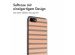 imoshion Design Hülle iPhone SE (2022 / 2020) / 8 / 7 - Striped Peach Reverse