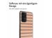 imoshion Design Hülle Samsung Galaxy A53 - Striped Peach Reverse