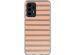 imoshion Design Hülle Samsung Galaxy A52(s) (5G/4G) - Striped Peach Reverse