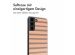 imoshion Design Hülle Samsung Galaxy S22 - Striped Peach Reverse