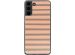 imoshion Design Hülle Samsung Galaxy S22 - Striped Peach Reverse