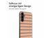 imoshion Design Hülle Samsung Galaxy A14 (5G) - Striped Peach Reverse