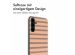 imoshion Design Hülle Samsung Galaxy A34 (5G) - Striped Peach Reverse