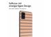 imoshion Design Hülle Samsung Galaxy A51 - Striped Peach Reverse