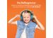 imoshion Kids Dino Bluetooth-Kopfhörer - Kinderkopfhörer mit Dezibelbegrenzer - Drahtloser Kopfhörer + AUX-Kabel - Petrol Green / Orange