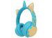 imoshion Kids Unicorn LED Light Bluetooth Kopfhörer - Kinderkopfhörer mit Dezibelbegrenzer - Drahtloser Kopfhörer + AUX-Kabel - Soft Blue / Yellow