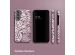 Selencia Vivid Back Cover für das Samsung Galaxy S21 FE - Trippy Swirl Dark Rose